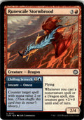 Runescale Stormbrood Tarkir: Dragonstorm 221 U Magic: The Gathering Near Mint
