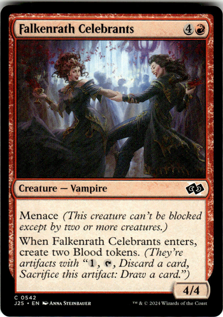 Falkenrath Celebrants Foundations Jumpstart 542 C Magic: The Gathering Near Mint
