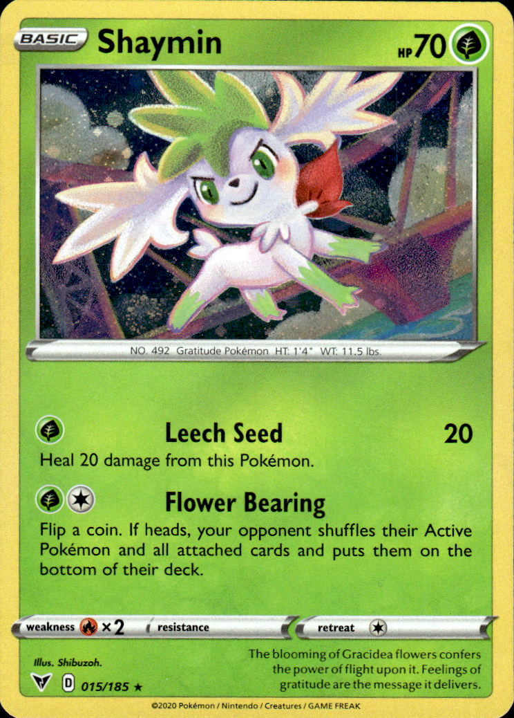 Shaymin - (Cosmos Holo) Miscellaneous Cards & Products 015/185 Holo Rare Holo