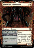 Runescale Stormbrood (Showcase) Tarkir: Dragonstorm 316 U Magic: The Gathering