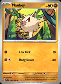 Mankey Paldea Evolved 106/193 Common Pokémon — English Near Mint