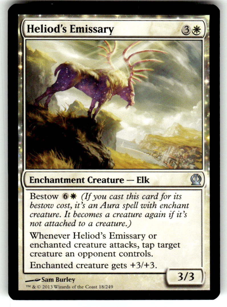 Heliod's Emissary Theros 18 U Magic: The Gathering Lightly Played
