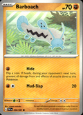 Barboach Paldean Fates 050/091 Common Pokémon — English Near Mint