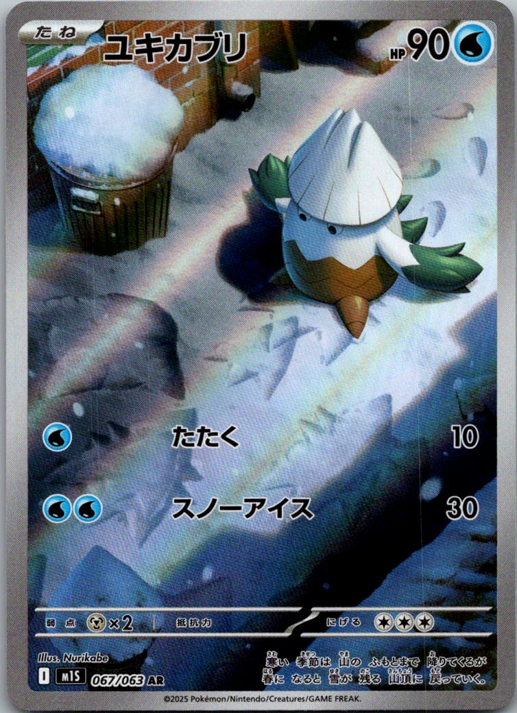 Snover 067/063 Art Rare Mega Symphonia Pokemon Japanese Near Mint