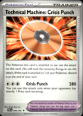 Technical Machine: Crisis Punch Paldean Fates 090/091 Uncommon Pokémon — English