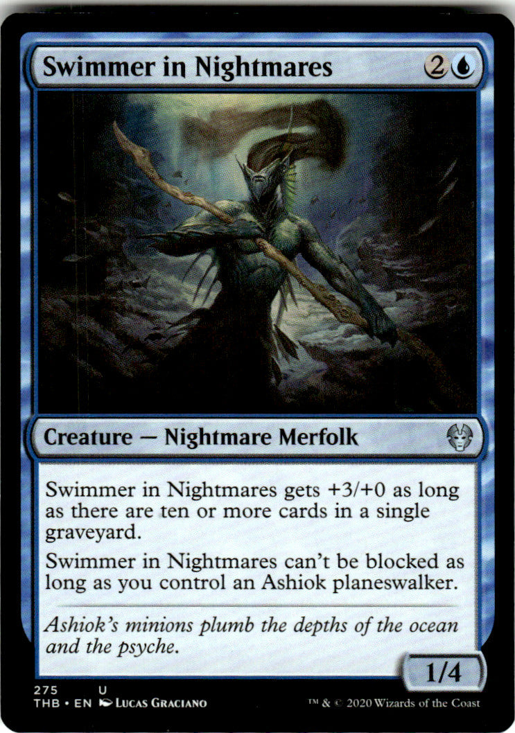 Swimmer in Nightmares Theros Beyond Death 275 U Magic: The Gathering Near Mint