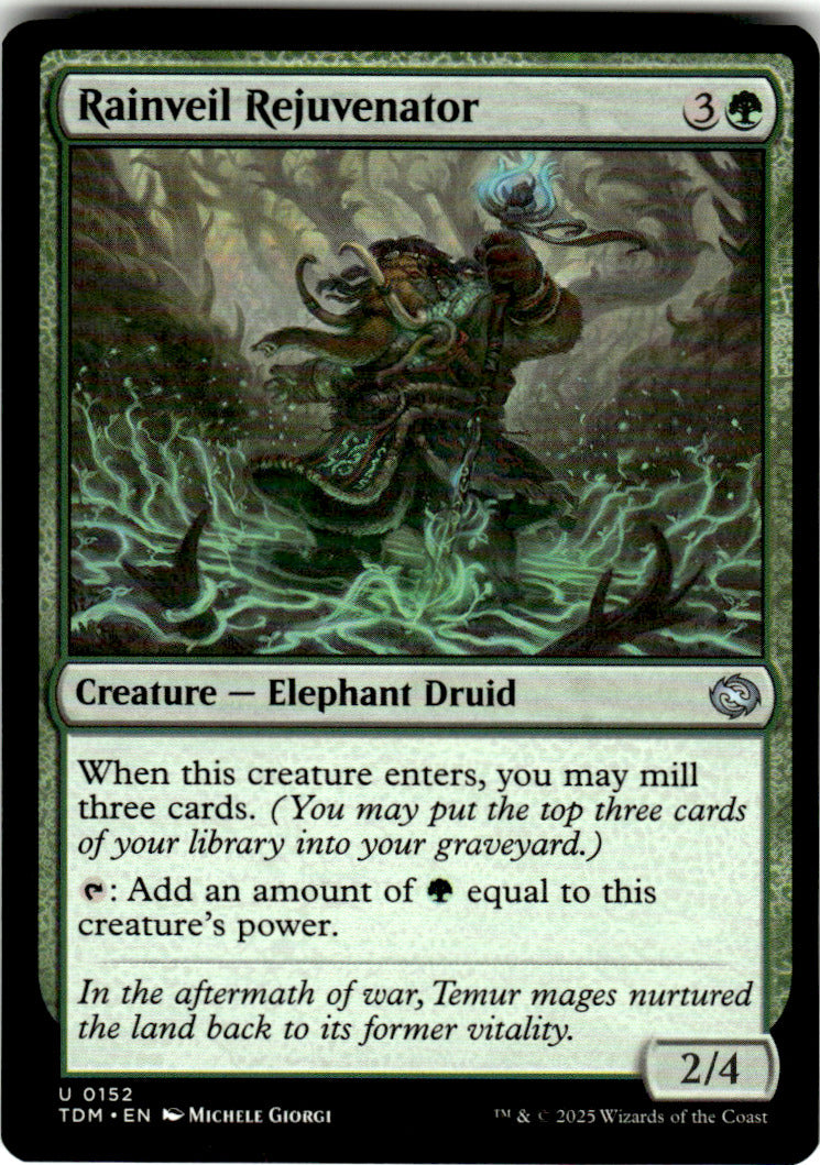Rainveil Rejuvenator Tarkir: Dragonstorm 152 U Magic: The Gathering Near Mint