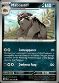 Mabosstiff Paldea Evolved 143/193 Uncommon Pokémon — English Near Mint