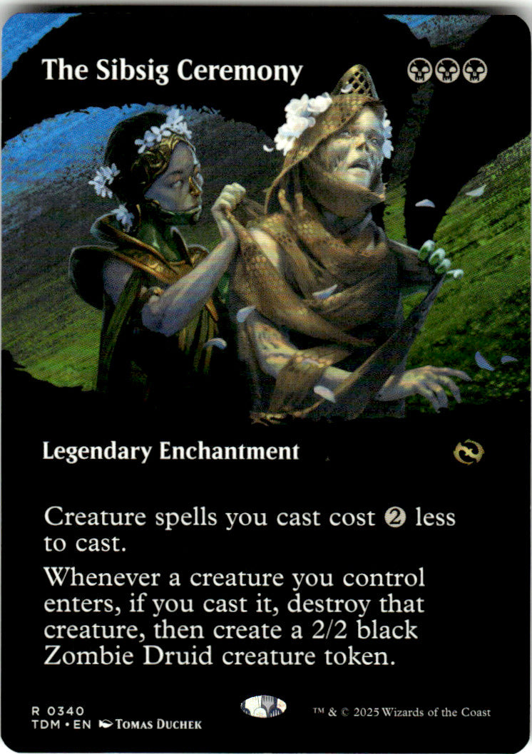 The Sibsig Ceremony (Borderless) Tarkir: Dragonstorm 340 R Magic: The Gathering
