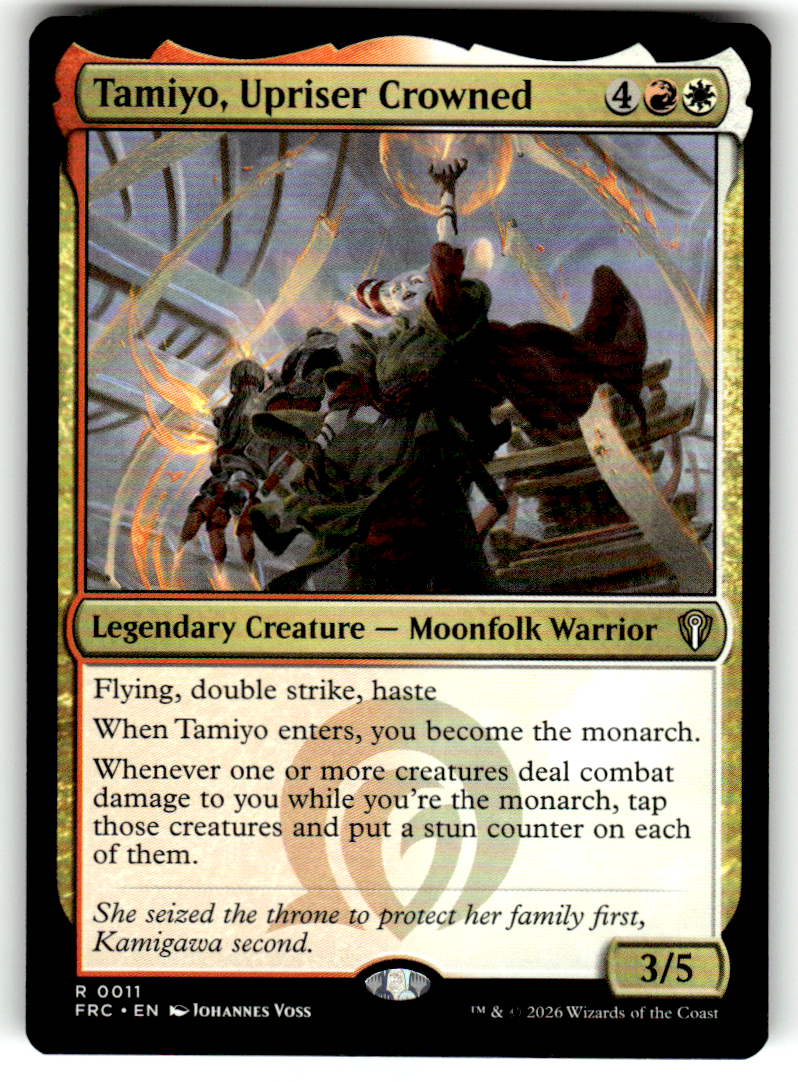 Tamiyo, Upriser Crowned Commander: Reality Fracture 11 R Magic: The Gathering