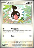 Chatot Temporal Forces 132/162 Common Pokémon — English Near Mint