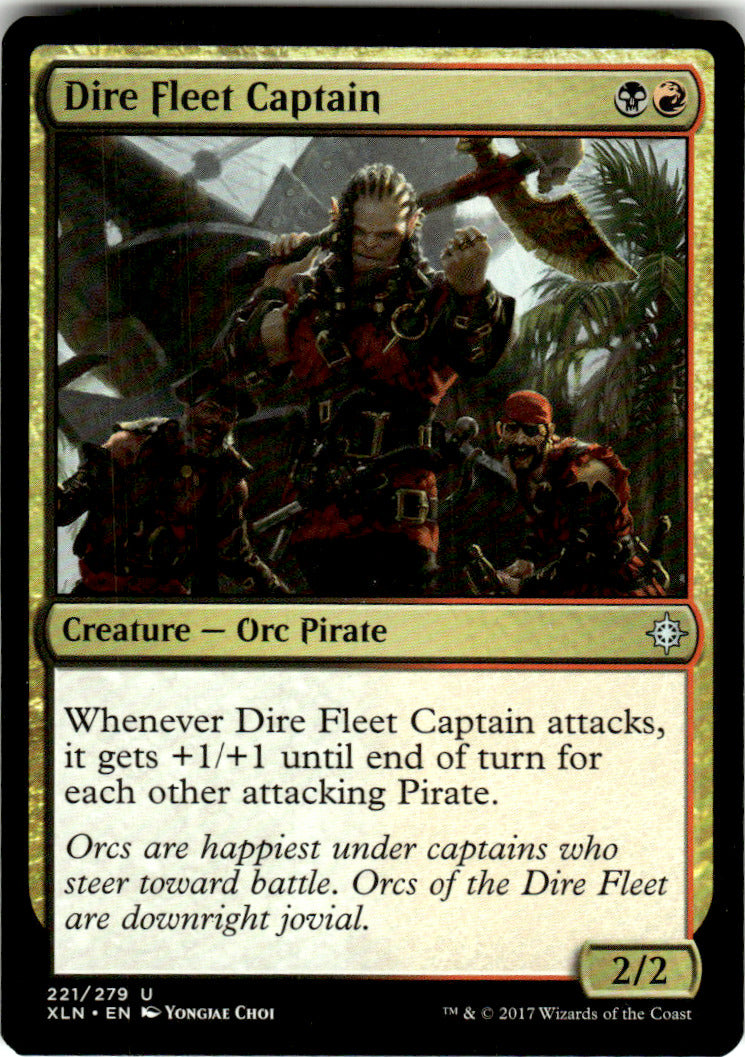 Dire Fleet Captain Ixalan 221 U Magic: The Gathering Near Mint