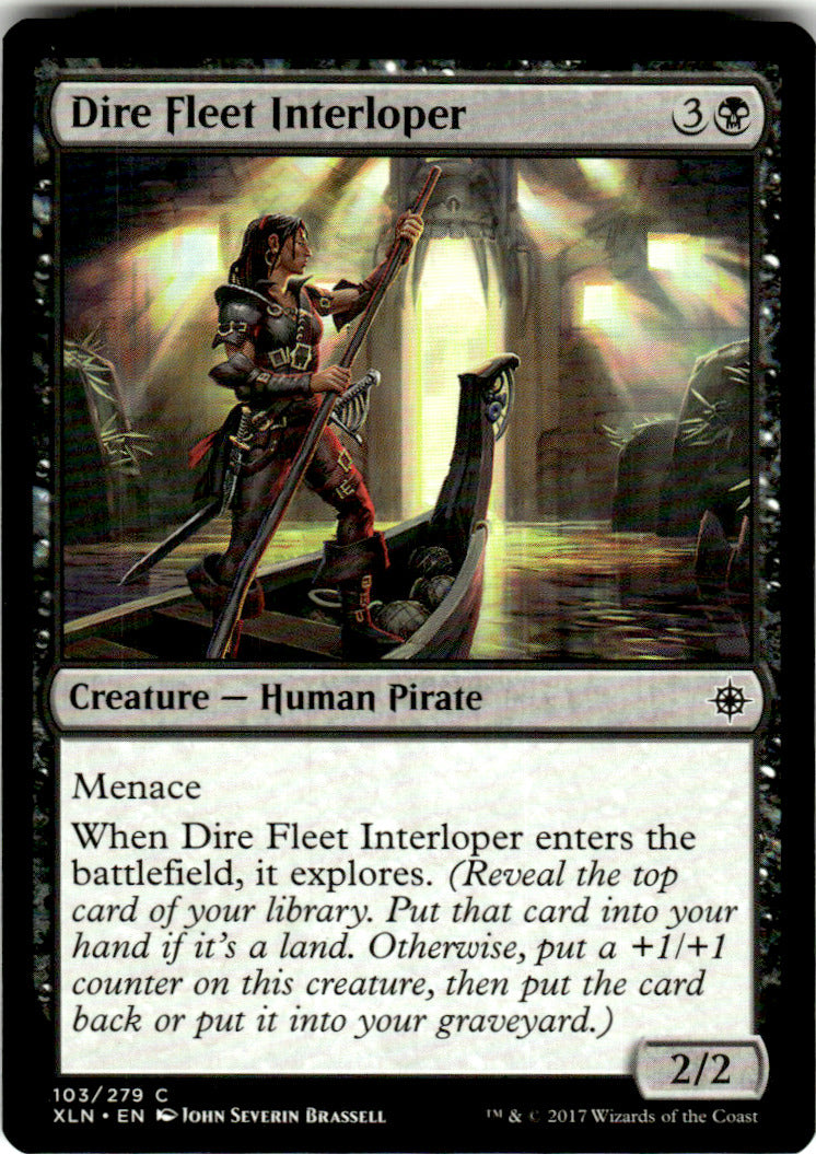 Dire Fleet Interloper Ixalan 103 C Magic: The Gathering Near Mint