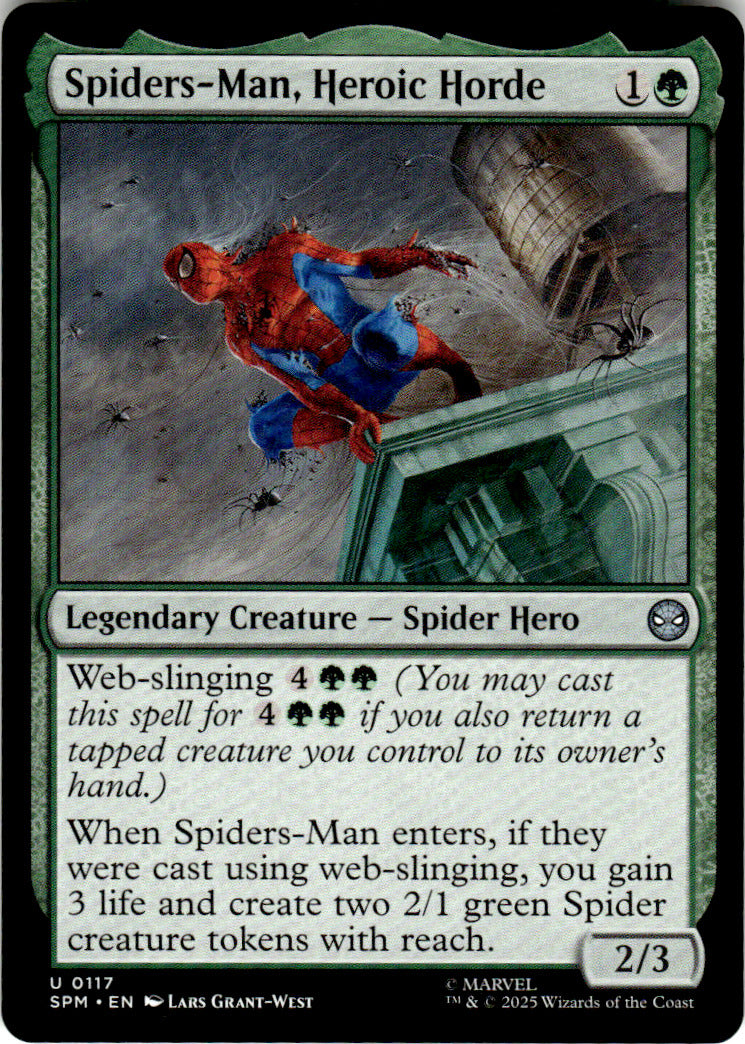 Spiders-Man, Heroic Horde Marvel's Spider-Man 117 U Magic: The Gathering