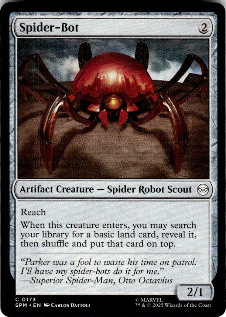 Spider-Bot Marvel's Spider-Man 173 C Magic: The Gathering Near Mint