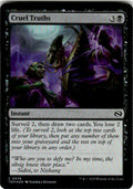 Cruel Truths Tarkir: Dragonstorm 76 C Foil Magic: The Gathering Near Mint