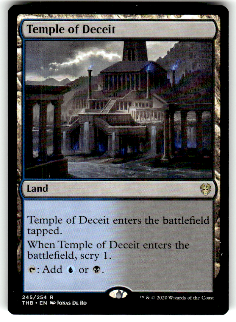 Temple of Deceit Theros Beyond Death 245 R Magic: The Gathering Near Mint