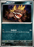 Maschiff Paldean Fates 062/091 Common Pokémon — English Near Mint