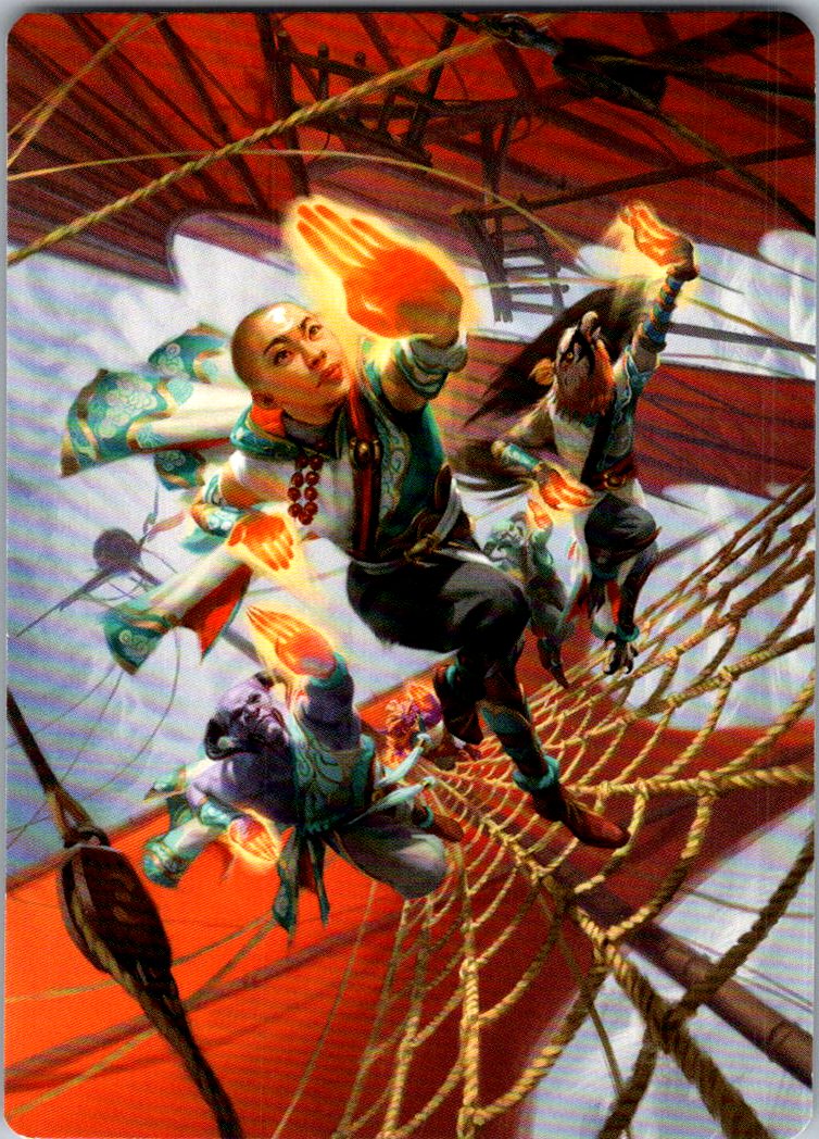 Aligned Heart Art Card (52/54) 52 Art Series: Tarkir: Dragonstorm MTG NM