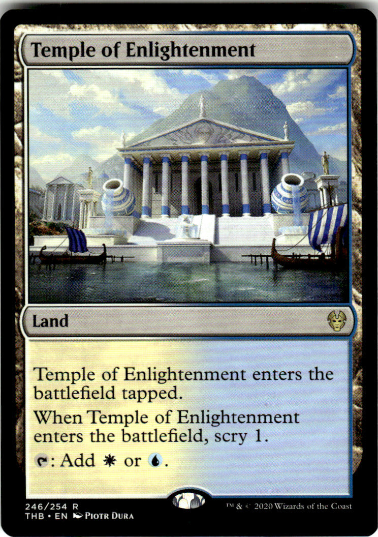 Temple of Enlightenment Theros Beyond Death 246 R Magic: The Gathering Near Mint