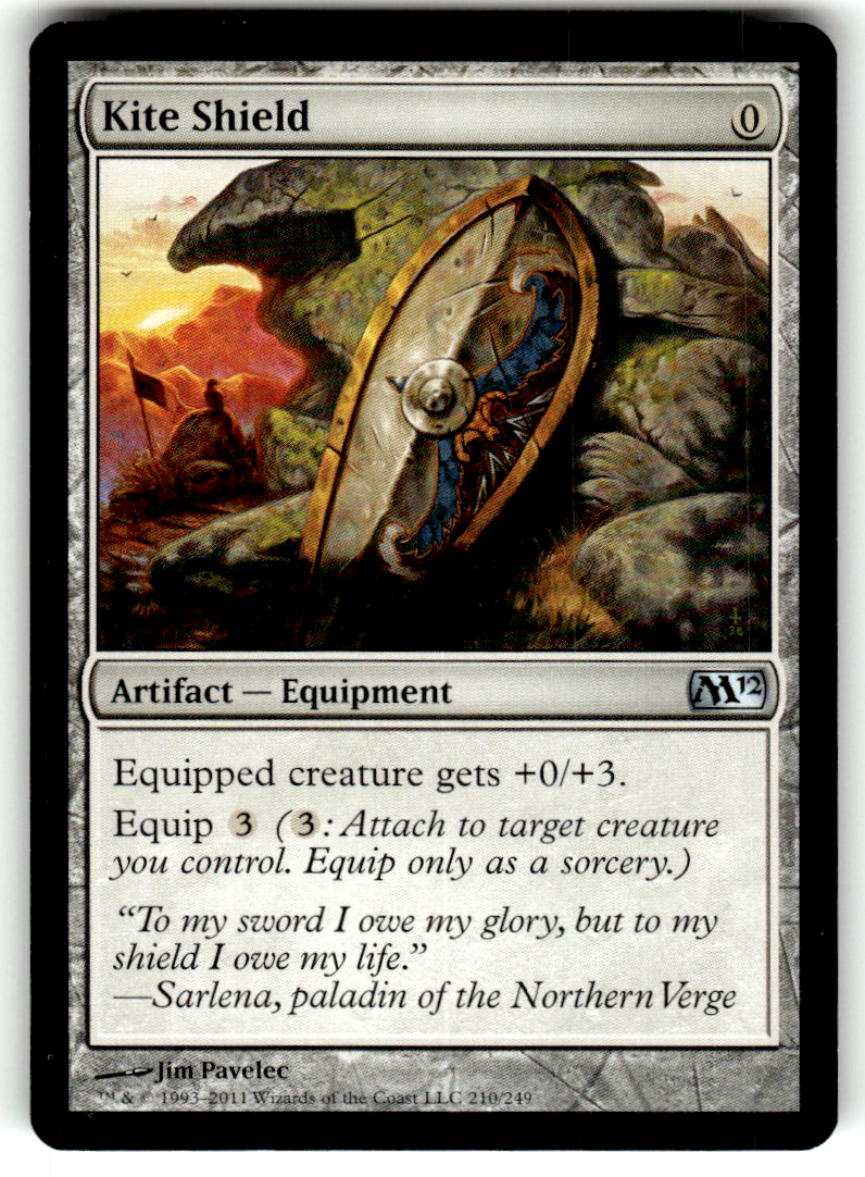 Kite Shield Magic 2012 (M12) 210 U Magic: The Gathering Lightly Played