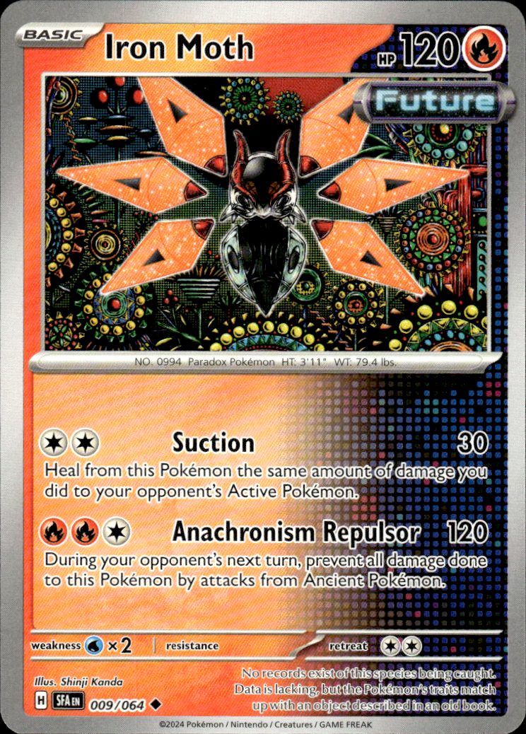 Iron Moth Shrouded Fable 009/064 Uncommon Pokémon — English Near Mint