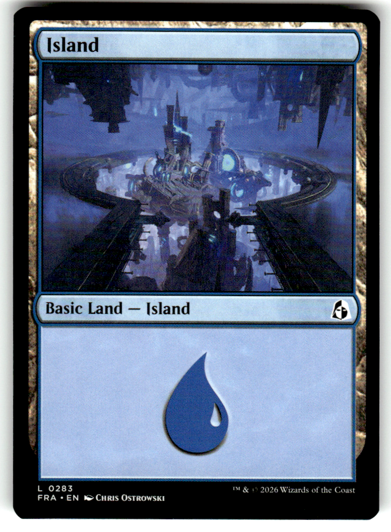 Island Reality Fracture 283 L Magic: The Gathering Near Mint