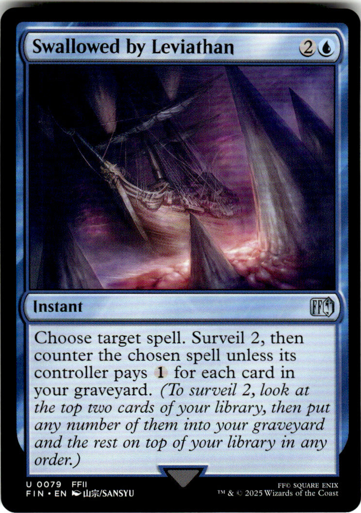 Swallowed by Leviathan FINAL FANTASY 79 U Magic: The Gathering Near Mint