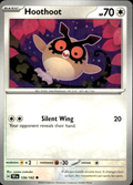 Hoothoot Temporal Forces 126/162 Common Pokémon — English Near Mint