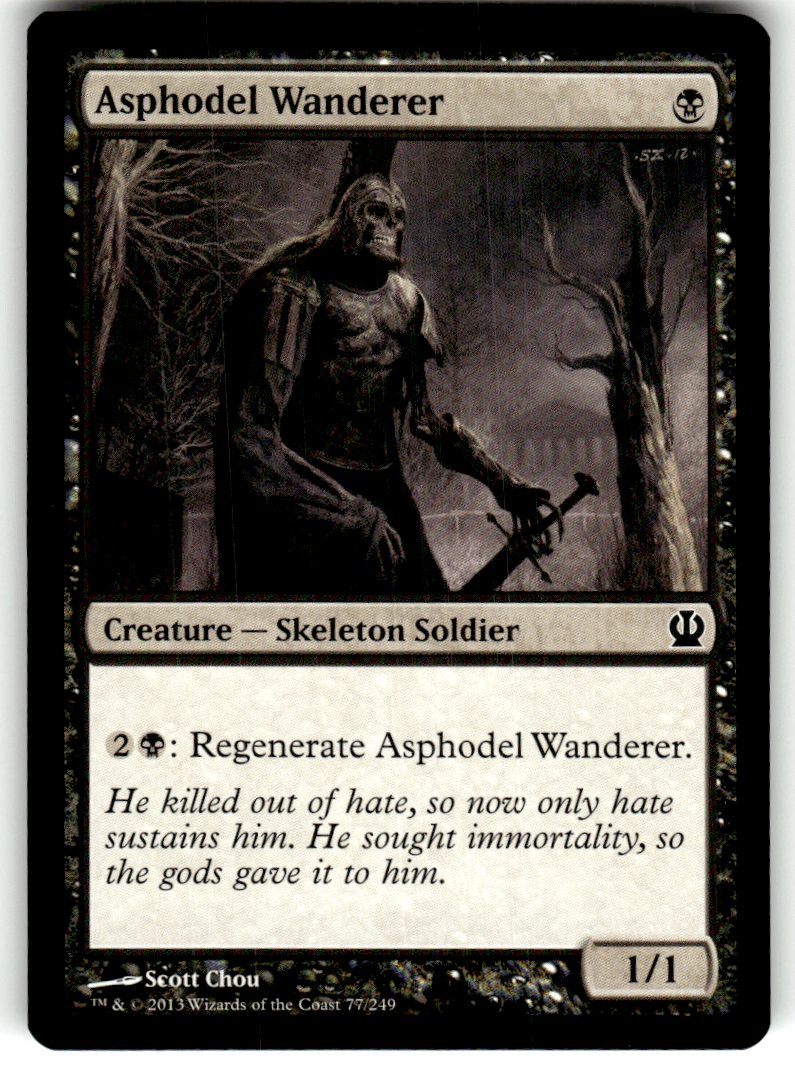 Asphodel Wanderer Theros 77 C Magic: The Gathering Near Mint