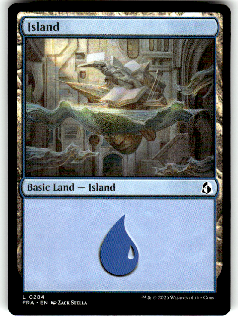 Island Reality Fracture 284 L Magic: The Gathering Near Mint