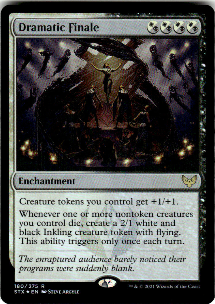 Dramatic Finale Strixhaven: School of Mages 180 R Foil Magic: The Gathering