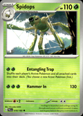 Spidops Paldea Evolved 018/193 Uncommon Pokémon — English Near Mint