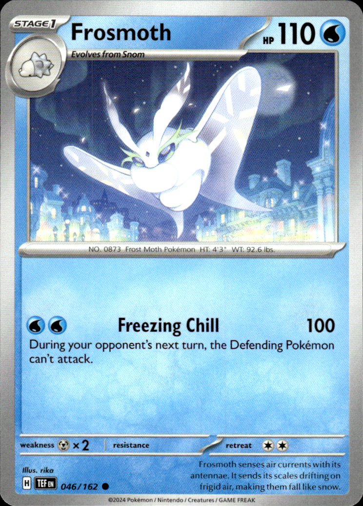 Frosmoth Temporal Forces 046/162 Common Pokémon — English Near Mint