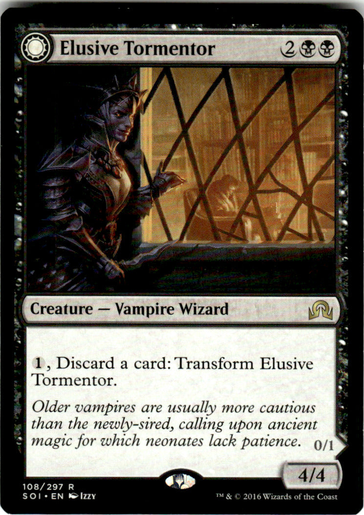 Elusive Tormentor Shadows over Innistrad 108 R Magic: The Gathering Near Mint