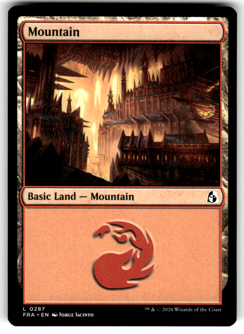 Mountain Reality Fracture 287 L Magic: The Gathering Near Mint