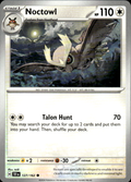 Noctowl Temporal Forces 127/162 Common Pokémon — English Near Mint