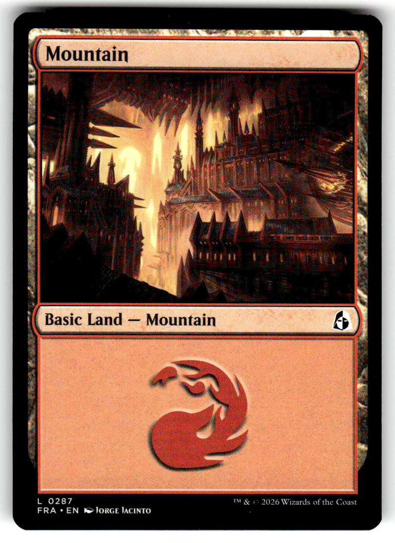 Mountain Reality Fracture 287 L Magic: The Gathering Near Mint
