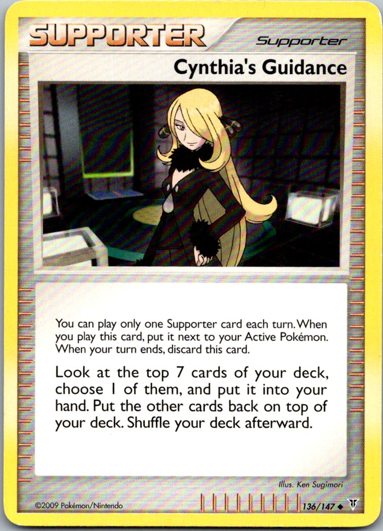 Cynthia's Guidance 136/147 Uncommon Supreme Victors Pokemon Heavily Played