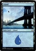 Island Marvel's Spider-Man 195 L Foil Magic: The Gathering Near Mint