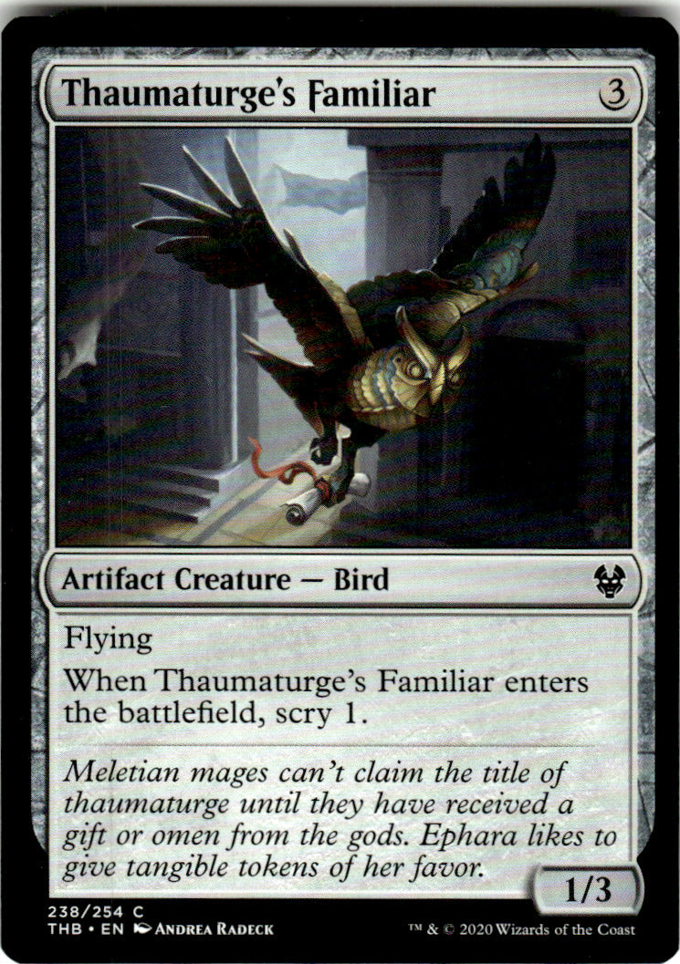 Thaumaturge's Familiar Theros Beyond Death 238 C Magic: The Gathering Near Mint