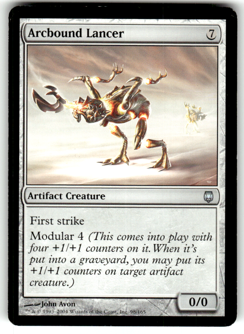Arcbound Lancer Darksteel 98 U Magic: The Gathering Lightly Played