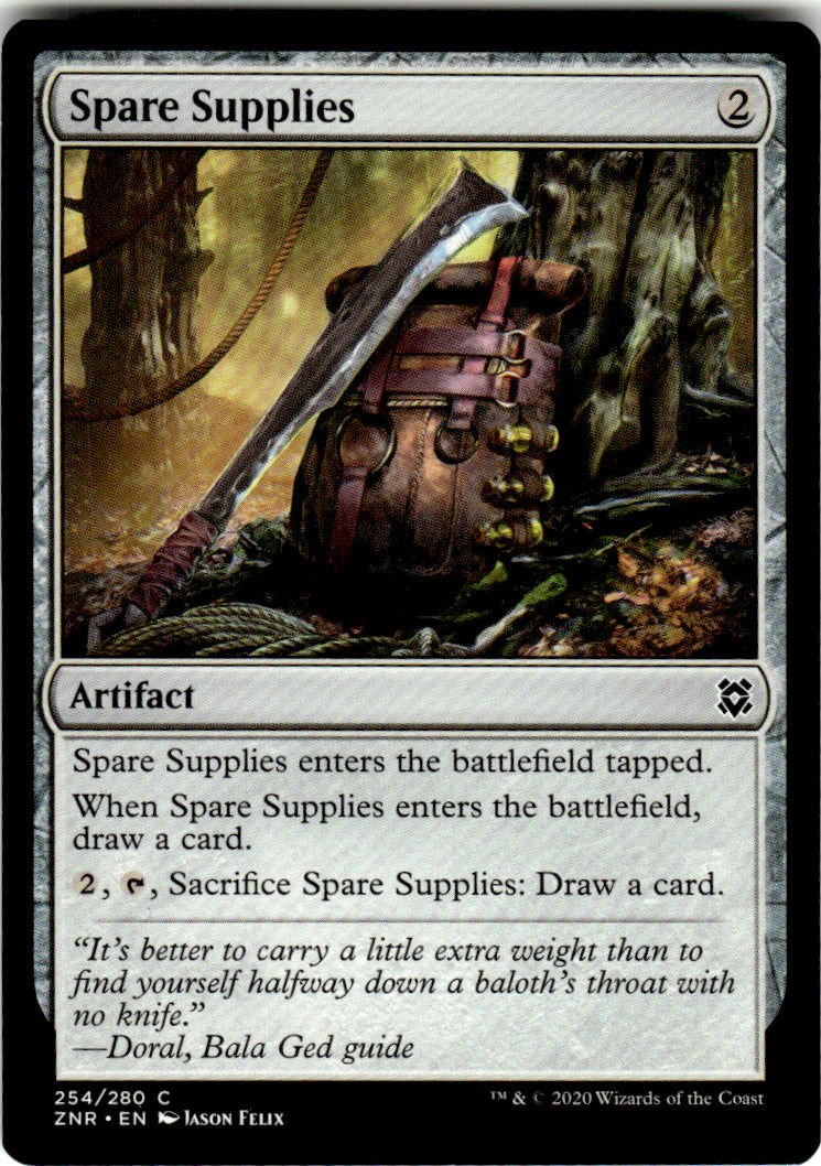 Spare Supplies Zendikar Rising 254 C Magic: The Gathering Near Mint