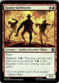 Raging Goblinoids Marvel's Spider-Man 85 U Foil Magic: The Gathering Near Mint