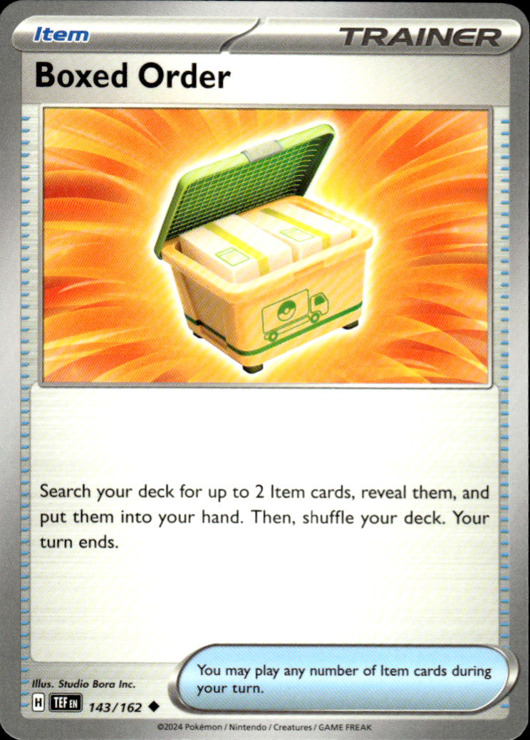 Boxed Order Temporal Forces 143/162 Uncommon Pokémon — English Near Mint