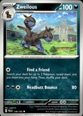 Zweilous Paldea Evolved 139/193 Uncommon Pokémon — English Near Mint