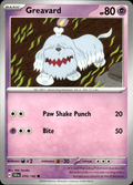 Greavard Stellar Crown 070/142 Common Pokémon — English Near Mint