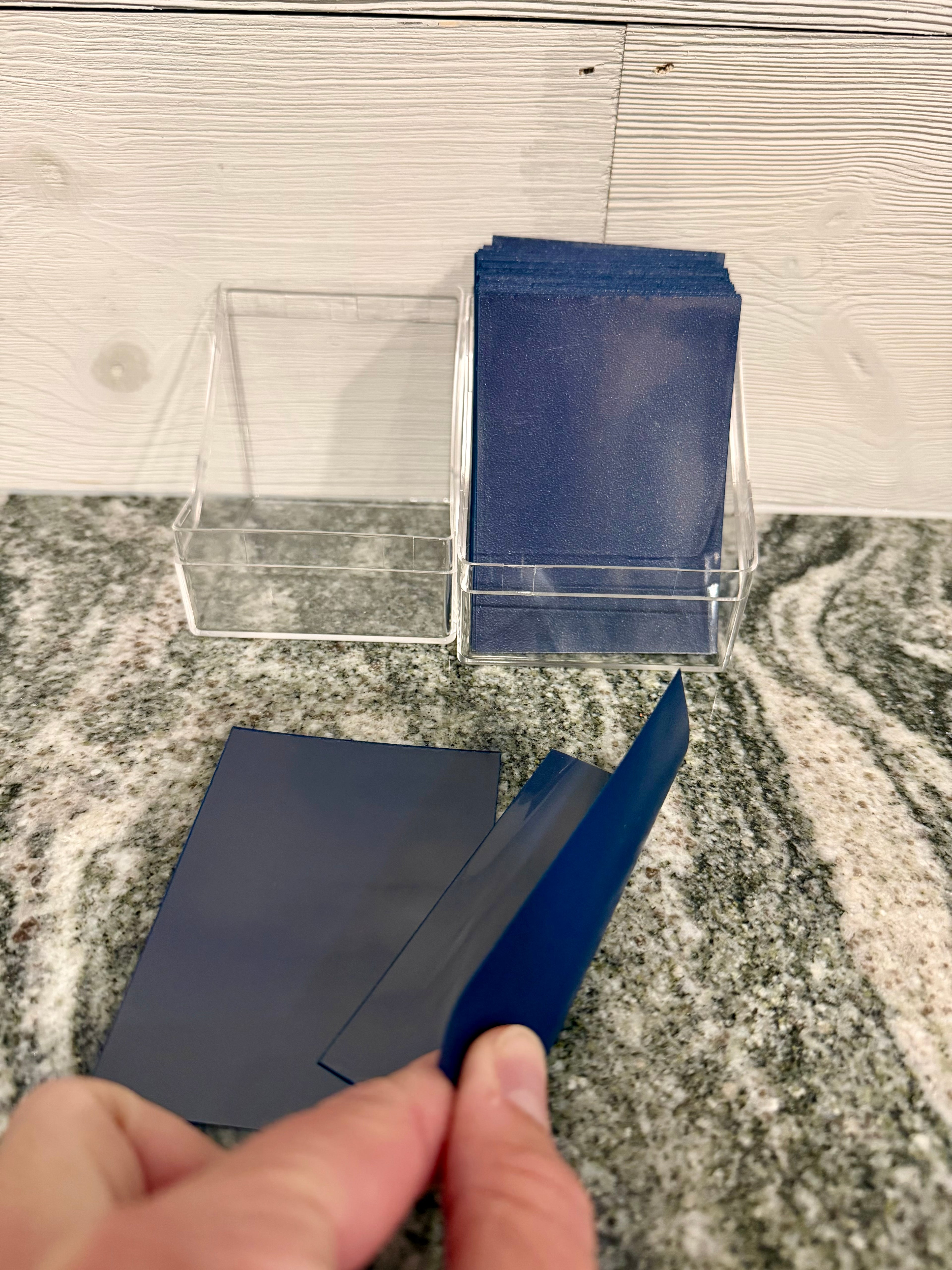 Deck Box with 100 Blue Back Card Sleeves