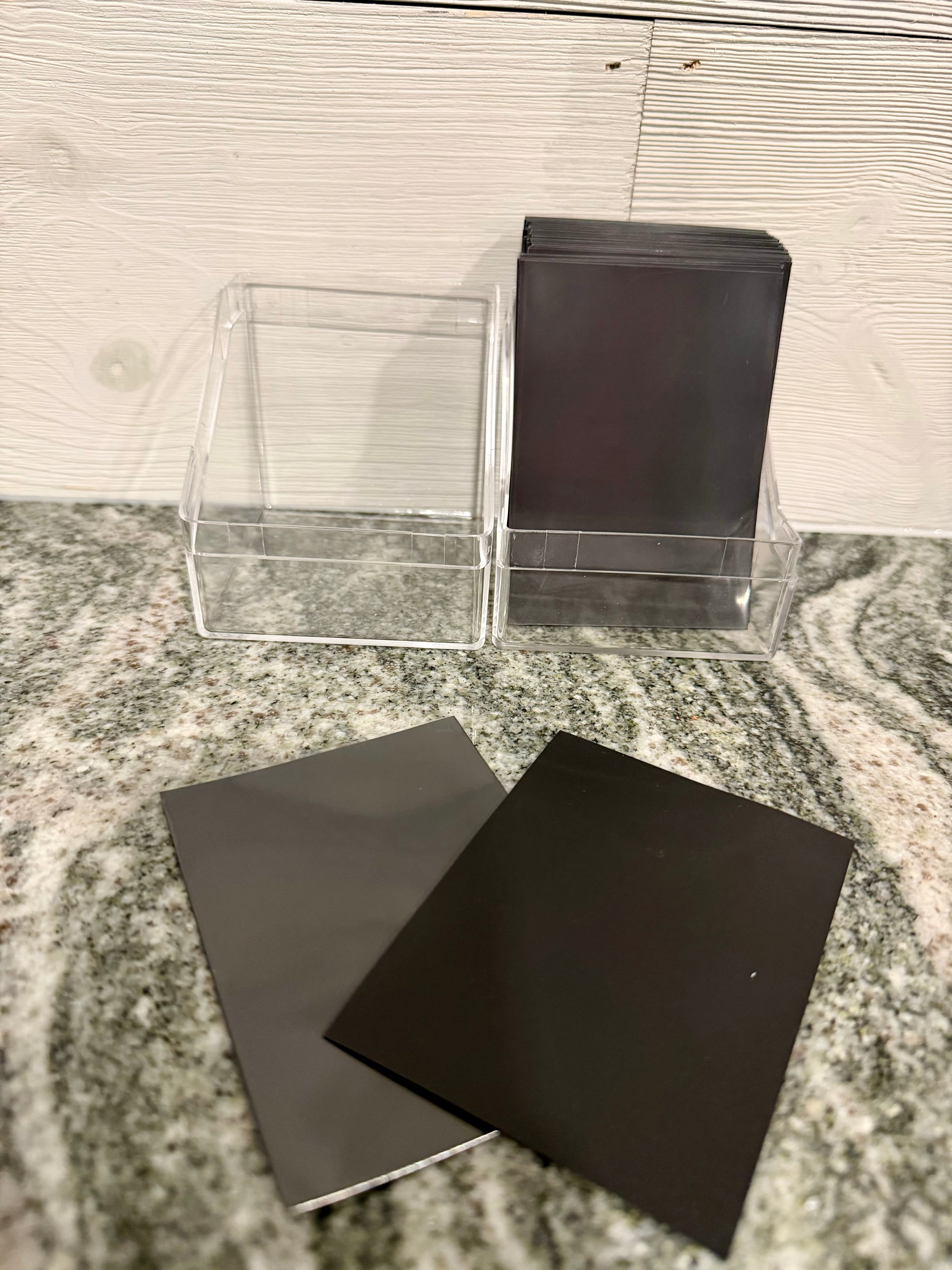 Deck Box with 100 Black Back Card Sleeves