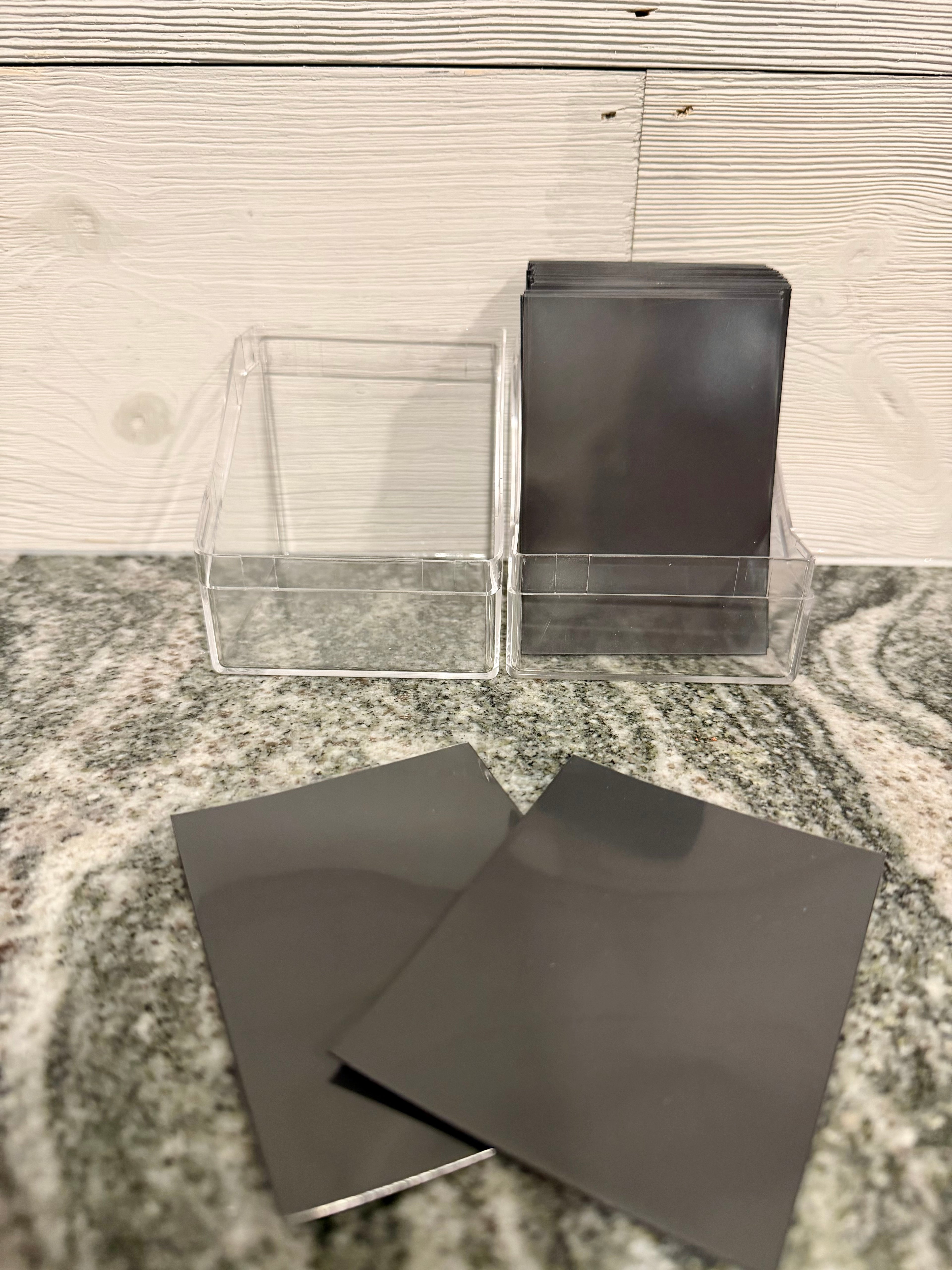 Deck Box with 100 Black Back Card Sleeves